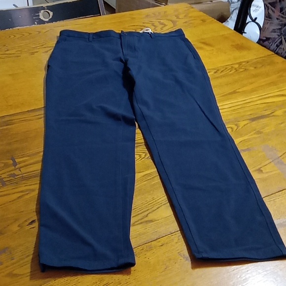 EVERLANE MEN'S Slacks Pants 32 x 30 Trousers NAVY BLUE NEW ATHLETIC FIT Casual - Picture 1 of 8